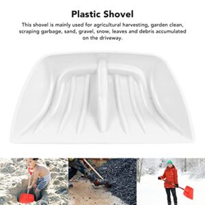 PP Plastic Shovel,Garden Shovel,Gravel Shovel,Snow Removal Shovel for Agricultural Harvesting,Garden ,Scraping Garbage,Sand,Gravel, Snow, Leaves White