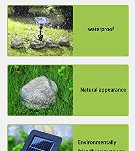 Solar Garden Lights Outdoor Simulation Stone lamp Waterproof Landscape Night Lights for Lawn/Patio/Path Four Stones