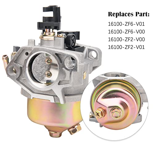 GX390 GX340 Carburetor Compatible with Honda GX340 GX360 GX390 11HP 13HP Engine Generator Lawn Mower Motor Carb Replaces 16100-ZF6-V01