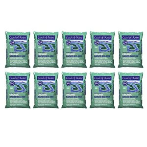 coast of maine castine blend organic raised bed soil mix with all natural ingredients for vegetables, herbs, and flowers, 1 cubic feet (10 pack)