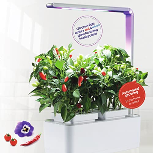 CheerGrow Hydroponics Growing System Smart Indoor Mini Garden Herb Kitchen Garden Kit with Built in LED Grow Light for Herbs/Vegetables/Flowers