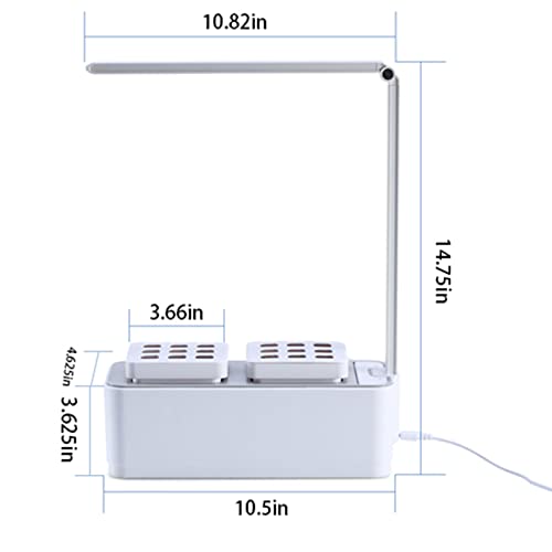 CheerGrow Hydroponics Growing System Smart Indoor Mini Garden Herb Kitchen Garden Kit with Built in LED Grow Light for Herbs/Vegetables/Flowers