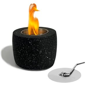 tabletop fire pit, portable indoor tabletop fire pit, ethanol fire, brazier, mini personal fireplace, indoor and garden decor