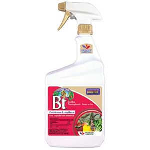 Bonide BND250 Captain Jack's Dead Bug Brew Ready to Use Insecticide/Pesticide, 32 oz & (BND806) - Caterpillar and Worm Killer, Bacillus Thuringiensis (Bt) (32 oz.)