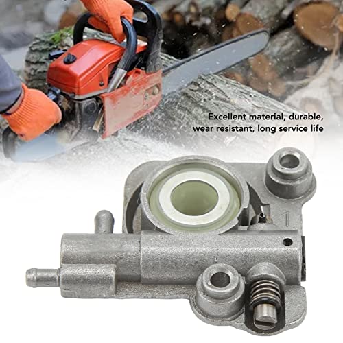 Oil Pump Chainsaw Parts Accessories with Metal Worm Gear Replacement for Home Hotel Garden Outdoors CS350 CS2600 CS360T P021010890 Chainsaw Use