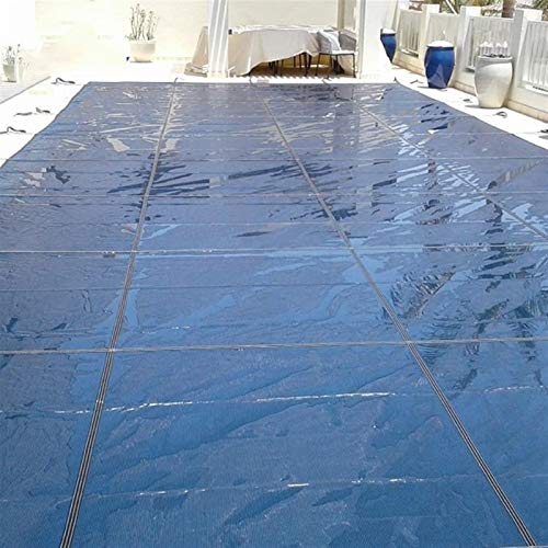 Pool Safety Cover, Winter Inground Pool Safety Cover, Rectangular Blue Mesh Cover for Outdoor Garden Swimming Pools, Easy Installation (Size : 500cm x 700cm (16ft×23ft)) (Size : 400cm x 8)