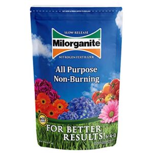 milorganite 0605 garden care organic fertilizer, 5-pound, pack of 3