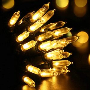 recesky christmas string lights with built-in timer – 50 led 19ft fairy battery operated mini string light for outdoor indoor garden party home wreath xmas decor christmas tree decoration warm white
