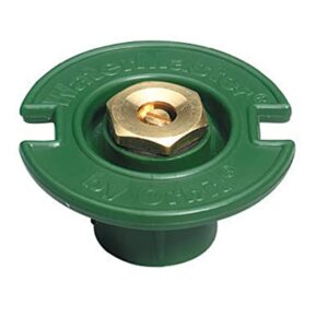 Orbit 54024 Green Flush Head Full Pattern Brass Nozzle
