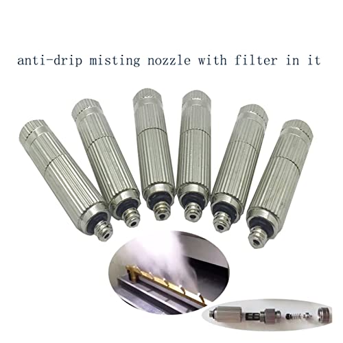 Gardening Irrigation Dripper 1PCS Watering Spray Nozzle High Pressure Spray Garden Spray Nozzle for Spray Cooling System 0.1mm-0.5mm (Color : 0.5mm)