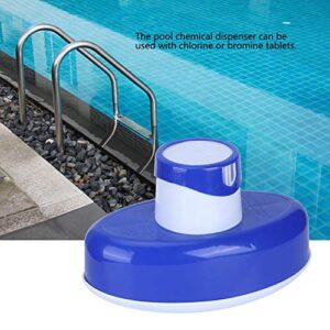 Pool Chemical Dispenser, PP Material 7.7cm Floating Chemical Dispenser, Chemical Dispenser Floating Swimming Pool Pool Exhaust Tool for Garden Pool Equipment