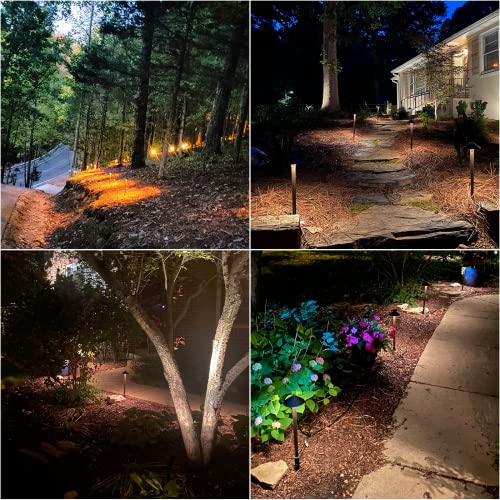 Malibu 10W Pro Style Light Decorative Pathway Landscape Lights, Low Voltage Pro Path Yard Lights for Garden Landscape Path Pathway Lights Lawn Lamp, 8 PK Aged Brass by Malibu 8308-9103-08