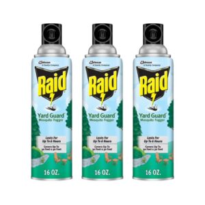 raid yard guard mosquito fogger 16 oz (pack of 3)