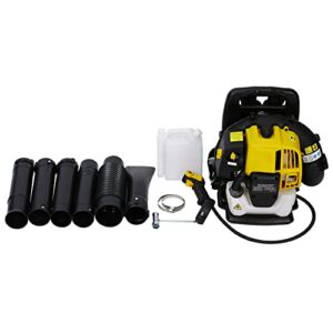 Gas Leaf Blower, 52CC 2-Cycle Patio Engine Backpack Blower Powerful 530 CFM Commercial Blower for Backyard Lawn Garden Blowing Leaves Snow Debris