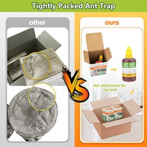 Ant Traps Bait Indoor,Ant Traps Killer Indoor Outdoor,Effective Liquid Ant Bait Killer,Ready-to-Use Ant Bait Traps Indoor,Kills Common Household Ants,Ants Killer for House,Kitchen,Garage,Garden