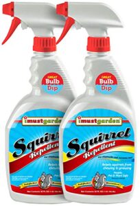 i must garden squirrel repellent [2 pack] – protects vehicles, plants, decking, furniture – 32oz ready to use
