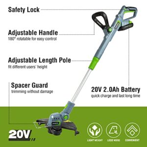 WORKPRO Garden Tool Bag and WORKPRO 20V Cordless String Trimmer/Edger