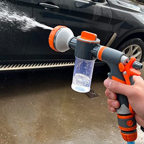 Car Washer, Car Water Washer High Pressure Hose Foam Sprayer,Portable High Pressure Water Sprayer Multi-Function Washing Machine for Cleaning Car Wash / Fences/Patios/Garden