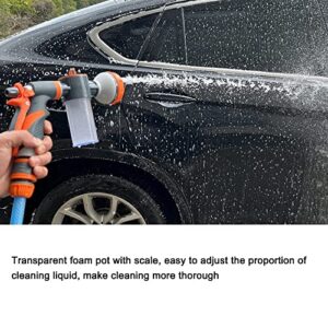 Car Washer, Car Water Washer High Pressure Hose Foam Sprayer,Portable High Pressure Water Sprayer Multi-Function Washing Machine for Cleaning Car Wash / Fences/Patios/Garden