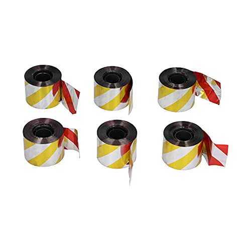 Bird Scare Tape, Ultra Strong Bird Scare Ribbon 6PCS Sturdy for Orchards for Gardens for Lawn