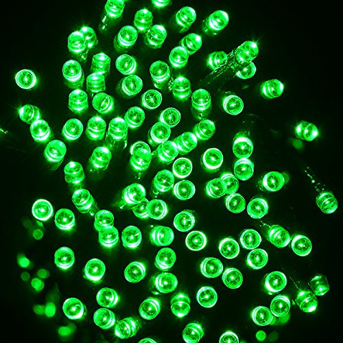 KOMOON Battery Operated String Lights 72 Ft 200 LED Christmas Decorative Fairy Lights for Garden Patio Lawn Curtain Xmas Tree Party Holiday Wedding (Green)