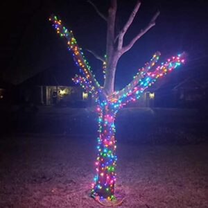 YASENN Christmas Lights Smart String Lights Bluetooth APP Controlled 800 LED 260 FT Fairy Lights Plug in for Outdoor Indoor Garden Christmas Decoration Multicolor