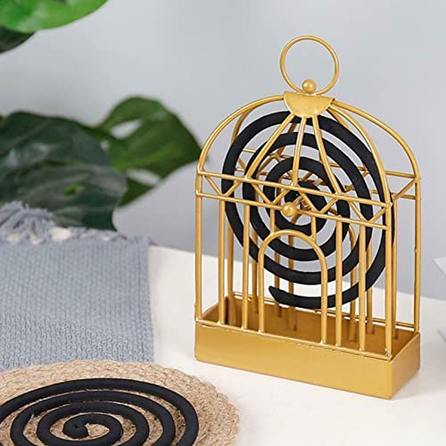 Repellent Coil Holder, Gold Strong Toughness Durable Coil Holder, Garden Patio for Courtyard Balcony