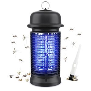 bug zapper outdoor, electric mosquito zapper 20w high powered, fly zapper waterproof, for indoors, home, patio, garden