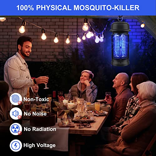 Bug Zapper Outdoor, Electric Mosquito Zapper 20W High Powered, Fly Zapper Waterproof, for Indoors, Home, Patio, Garden