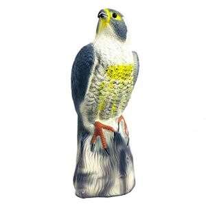 giftexpress 16.5″ scarecrow eagle fake hawk decoy statue, pest repellent, bird control, garden protectors, outdoor falcon garden décor, eagle repeller