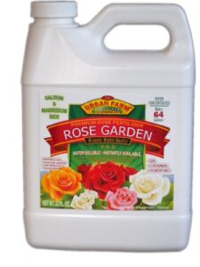 urban farm fertilizers rose garden fertilizer, 1 quart.