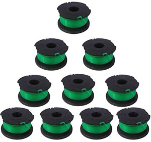 gh3000 trimmer spool replacement compatible with black and decker sf-080 sf-080-bkp gh3000r lst540b lst540 auto feed weed eater, sf080 spool refills 20ft 0.080 inch single line, gh3000 spool