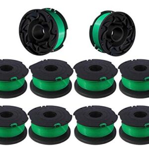 GH3000 Trimmer Spool Replacement Compatible with Black and Decker SF-080 SF-080-BKP GH3000R LST540B LST540 Auto Feed Weed Eater, SF080 Spool Refills 20ft 0.080 inch Single Line, GH3000 Spool