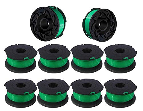 GH3000 Trimmer Spool Replacement Compatible with Black and Decker SF-080 SF-080-BKP GH3000R LST540B LST540 Auto Feed Weed Eater, SF080 Spool Refills 20ft 0.080 inch Single Line, GH3000 Spool