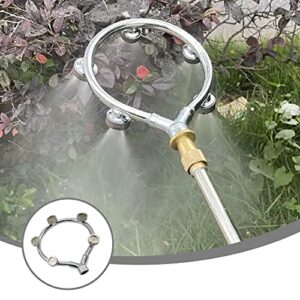 Atomizing Nozzles Stainless Steel Misting Nozzles Ring Shaped Porous Atomizing Misting Sprayers for Garden Humidification Spraying