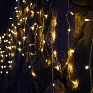 grand patio solar string lights outdoor 29.5ft 360 led, waterproof 8 modes with dimmer and timer solar patio lights for patio, lawn, garden, gazebo, yard, umbrella, outdoors (warm white)