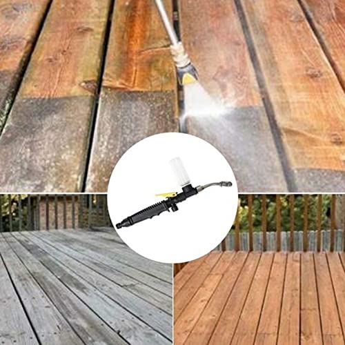 2-in-1 High Pressure Washer, High Pressure Power Washer Wand, Water Metal Water Garden Sprinkle, Wand Water Hose Watering Sprayer Watering for Gutter Patio Car Pet Window Cleaning Tool (D)