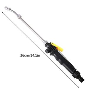 2-in-1 High Pressure Washer, High Pressure Power Washer Wand, Water Metal Water Garden Sprinkle, Wand Water Hose Watering Sprayer Watering for Gutter Patio Car Pet Window Cleaning Tool (D)