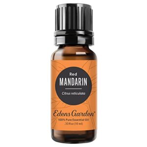 edens garden mandarin-red essential oil blend, 100% pure & natural premium best recipe therapeutic aromatherapy essential oil blends 10 ml