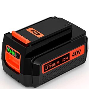 3000mah lbx2040 replacement battery compatible with black and decker 40v battery lithium-ion max lbx2040 lbxr36 lbxr2036 lst540 lcs1240 lbx1540 lst136w 40v cordless power tools( 1 pack 3.0ah battery)