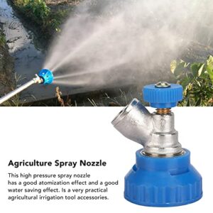 Electric Spraying Nozzle, G38 Internal Thread High Pressure Atomizing Nozzle 45 Degree Adjustablefor Gardens Patios