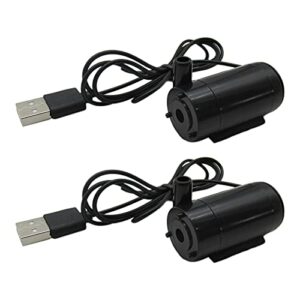 nghtmre new! high performance 2x water pump mini mute submersible usb 5v 1m cable garden fountain tool fish tank