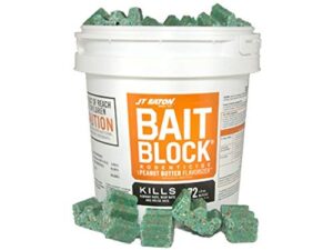 jt eaton bait block rodenticide anticoagulant bait, pail of 144, 1oz. blocks, rat and rodent poison