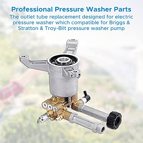 Pressure Washer Parts, Craftsman Power Washer Parts, Outlet Tube Replacement 190589GS 190634GS 201497GS Compatible With Briggs & Stratton & Troy-Bilt Pressure Washer Pump