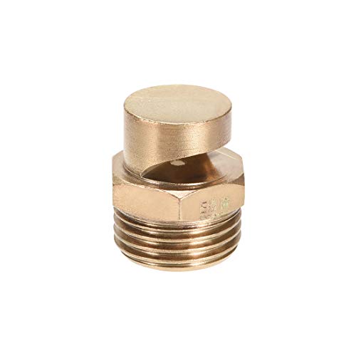 uxcell Floodjet Tip - 1/2BSPT Brass 170 Degree Wide Angle Flat Fan Nozzle - 2 Pcs