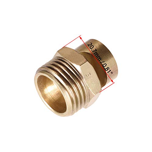 uxcell Floodjet Tip - 1/2BSPT Brass 170 Degree Wide Angle Flat Fan Nozzle - 2 Pcs