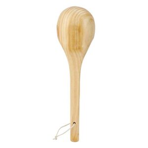 handmade spoon, comfortable sauna single wooden spoon, for home garden hotel