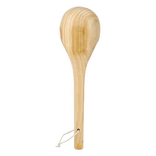 Handmade Spoon, Comfortable Sauna Single Wooden Spoon, for Home Garden Hotel