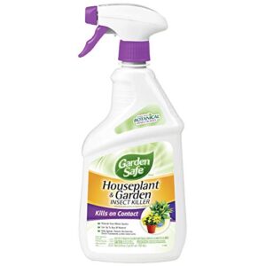 garden safe brand houseplant & garden insect killer, ready-to-use, 24-ounce, 4-pack