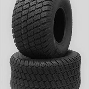 2 NEW HORSESHOE 16x6.50-8 Turf Trac Pattern for Garden Tractor Ridding Lawn Mower Tires Tubeless 16 650 8 T198 166508